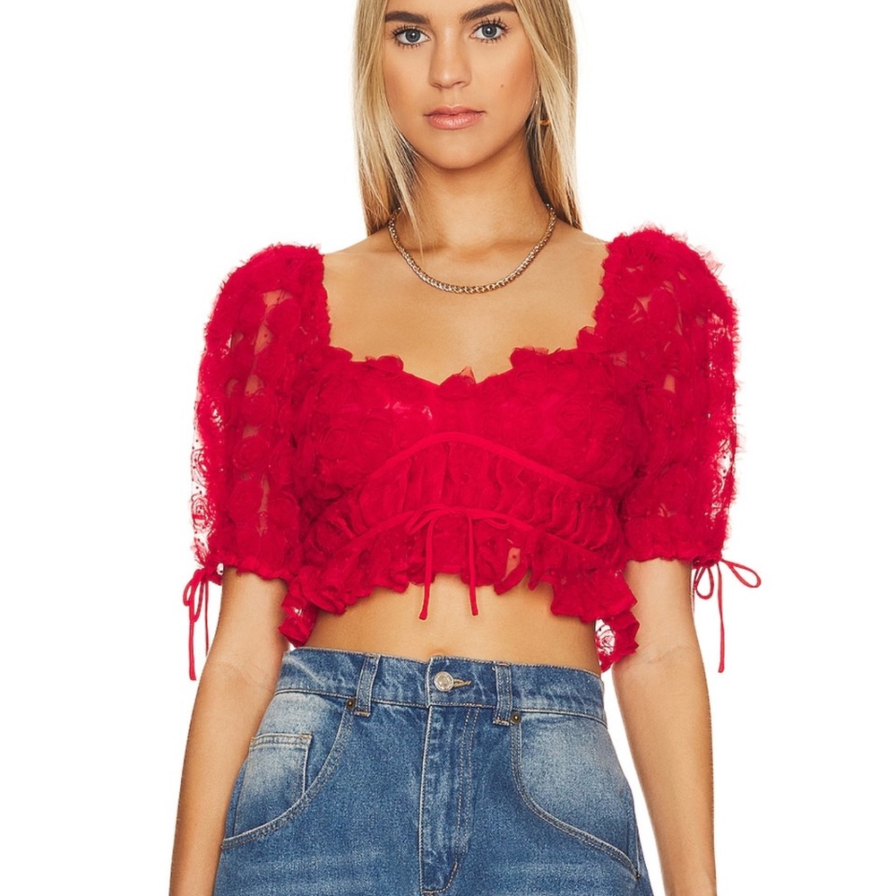 Hannah crop top for love and lemons